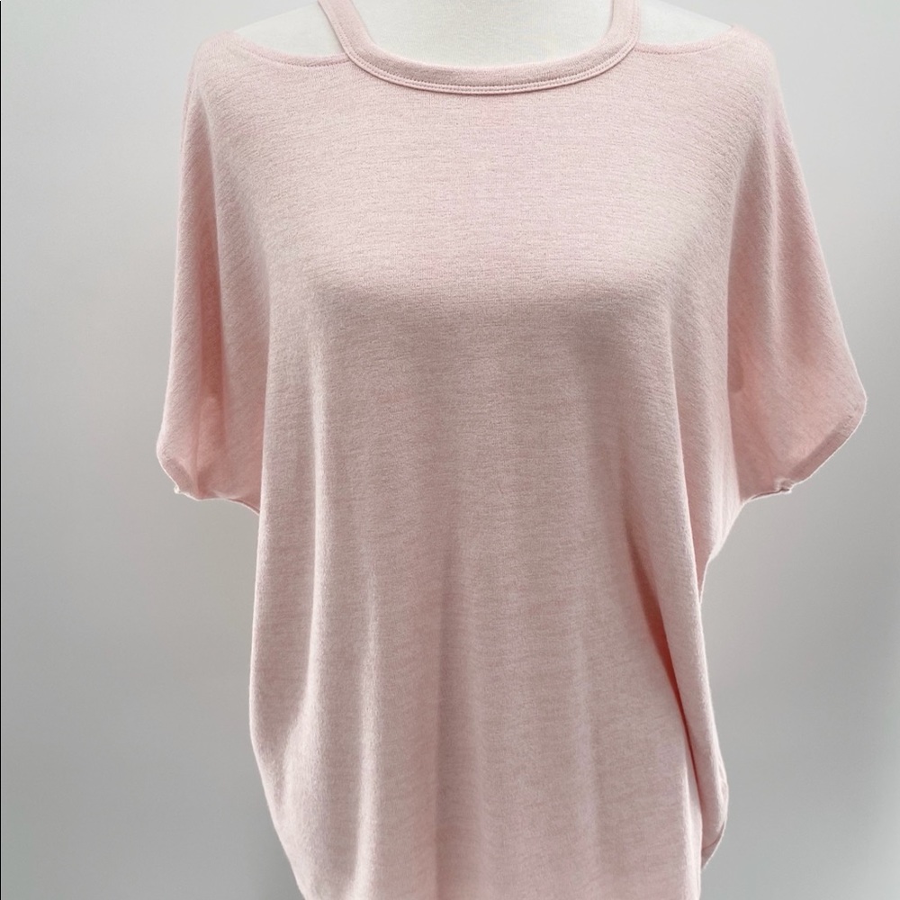 Xersion Open Shoulder Short Sleeve Top, L